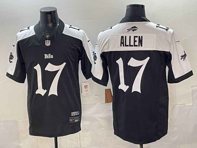 Men 2026 Buffalo Bills #17 Allen Black 7th generations Nike Limited NFL Jersey style 01